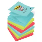 Post-it Super Sticky Z-Notes Cosmic 76 x 76 mm 90 Sheets Pack of 6
