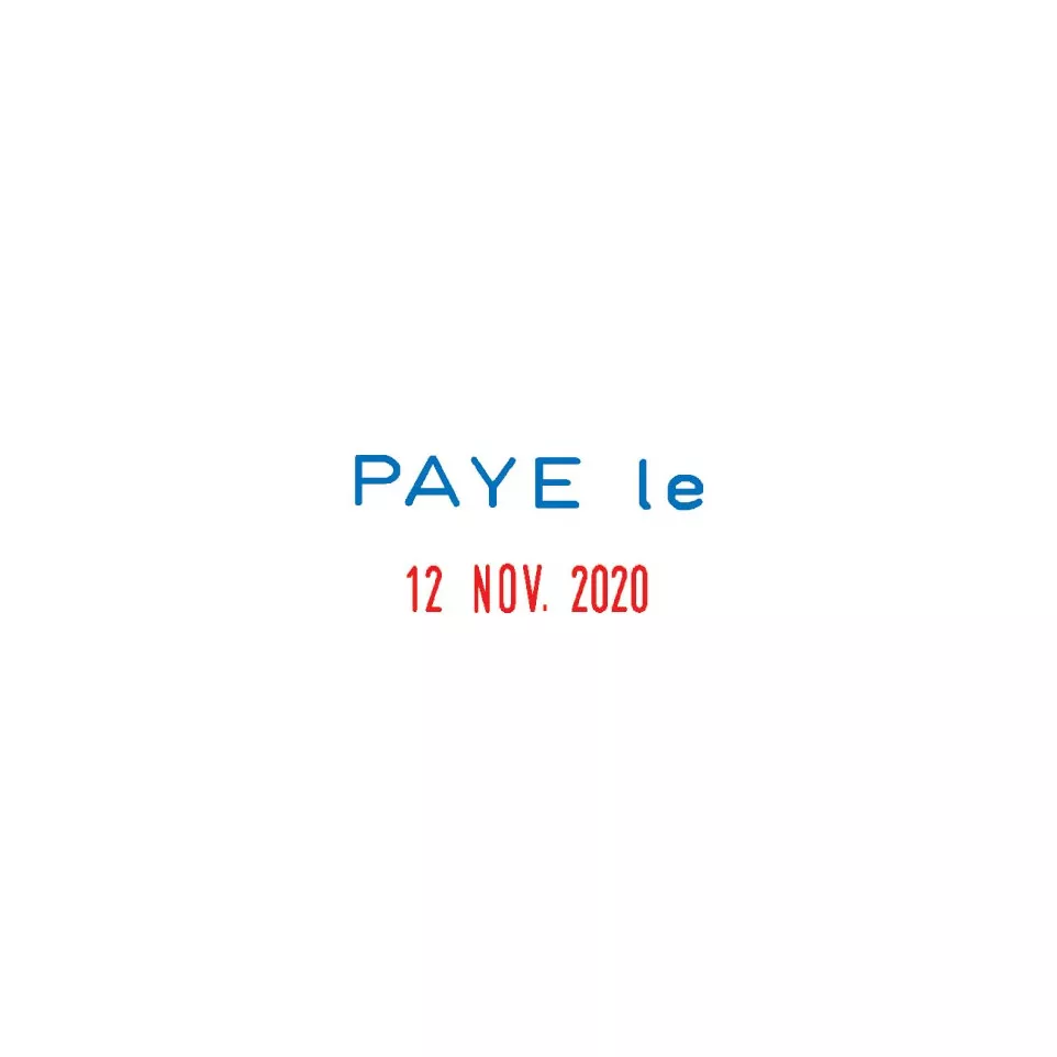 Colop cachet à formules avec date...