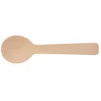 Koffielepel, uit hout, gecoat, 96 mm, pak van 100 stuks