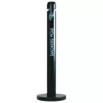 Rubbermaid Smokers' Pole Black