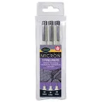 Sakura Pigma Micron Black Fineliner Pens, 3 Pack