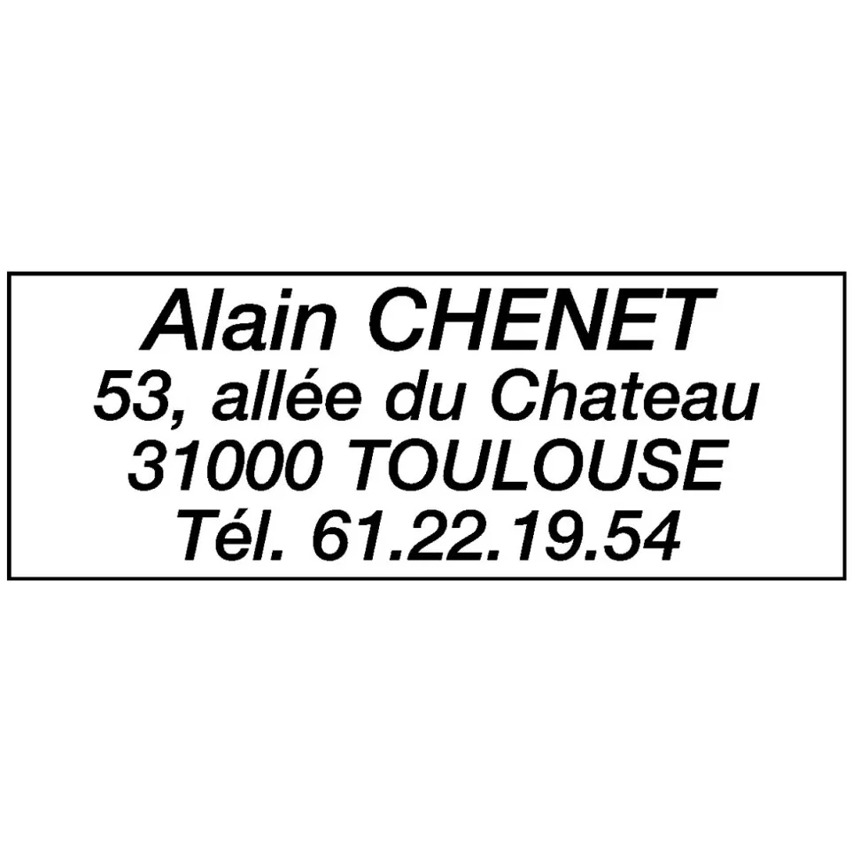 Colop cachet avec système voucher...