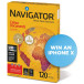 Navigator Colour Documents papier de présentation, ft A4, 120 g, paquet de 250 feuilles