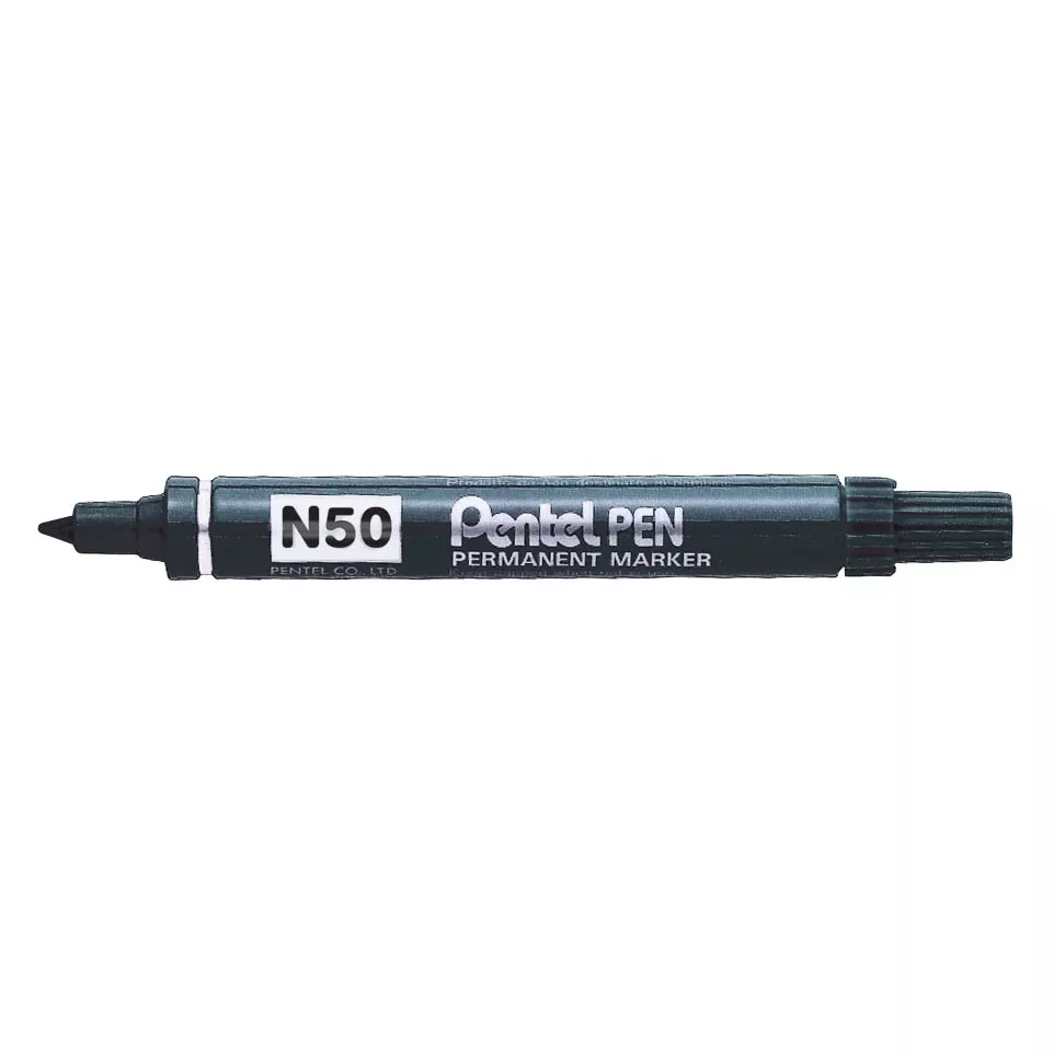 Pentel N50 Permanent Marker Pen Black