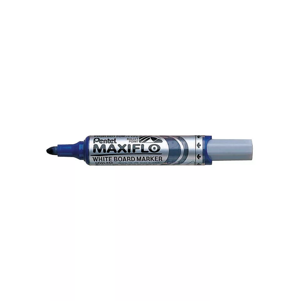 Pentel whiteboardmarker Maxiflo blauw