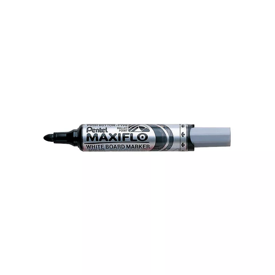 Pentel whiteboardmarker Maxiflo zwart
