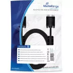 Câble moniteur SVGA, avec anneaux de ferrite, 1.8m