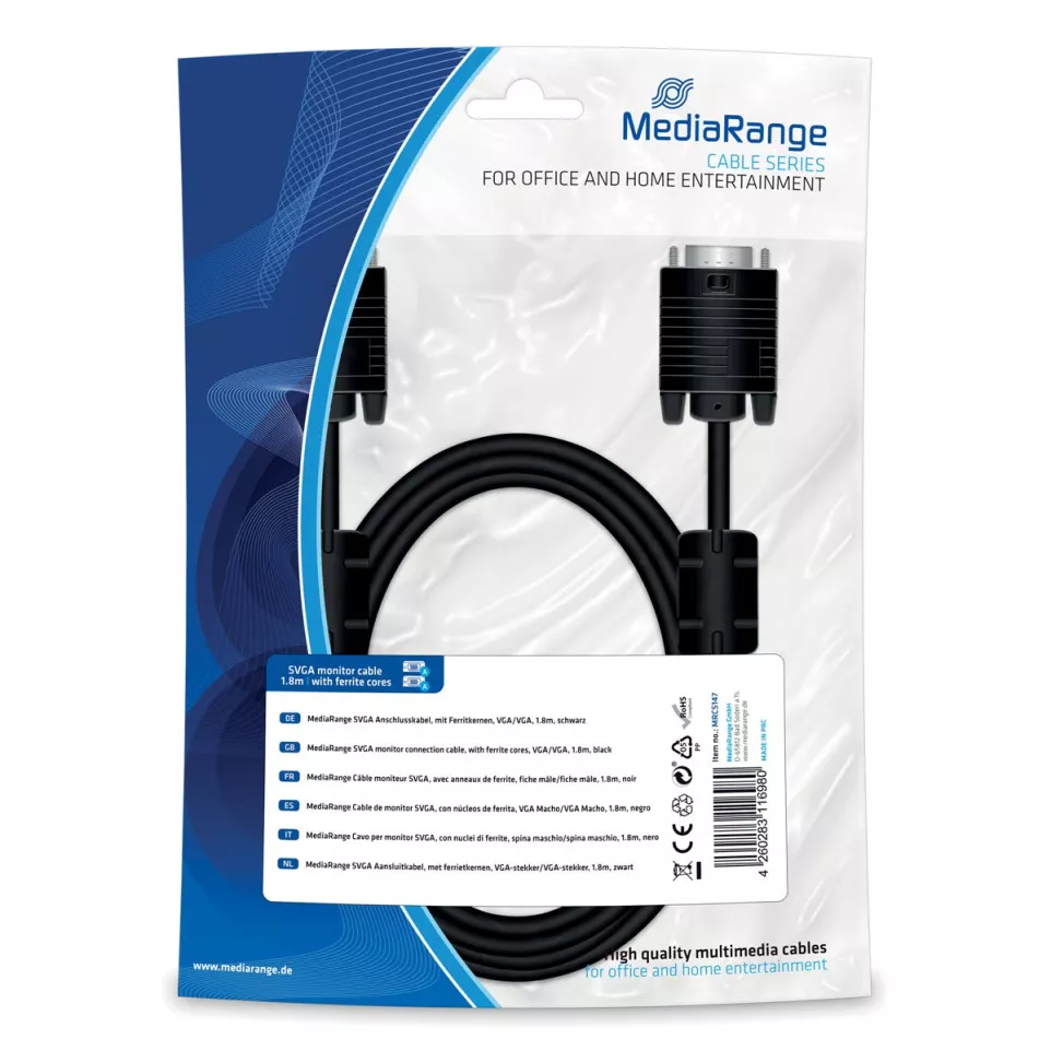 SVGA Aansluitkabel, met...