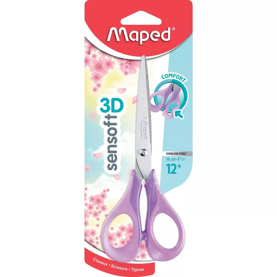 Maped ciseaux Sensoft 16 cm, pour...