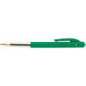 Bic stylo bille M10 Clic, pointe moyenne, 0,4 mm, vert