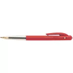 Bic stylo bille M10 Clic, pointe moyenne, 0,4 mm, rouge