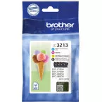 Genuine Brother LC3213VAL High Yield Ink Cartridge Multipack 4 Colors Black Cyan Magenta Yellow 400 Pages
