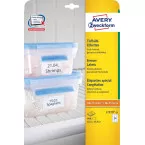 Avery étiquettes congelation Ft 63,5 x 33,9 mm (l x h), blanc, boîte de 600 étiquettes