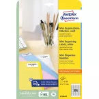 Avery Dennison Mini Labels 46 x 11.1 mm, 2,100 pieces, 84 per sheet, pack of 25 sheets