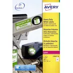 Avery Etiquettes blanches ultra-résistantes ft 99,1 x 38,1 mm (l x h), 280 pièces, 14 par feuille