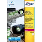 Avery Dennison Ultra-Resistant White Labels 63.5 x 38.1 mm, 420 Labels, 21 per Sheet, Water-Resistant
