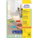 Avery Yellow Mini Shipping Labels