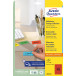 Avery Mini-etiketten rood