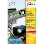 Avery L4774-20 ultra-sterke etiketten ft 99,1 x 139 mm (b x h), 80 etiketten, wit