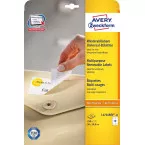 Avery afneembare witte etiketten Stick & Lift ft 96 x 50,8 mm, 250 stuks, 10 per blad