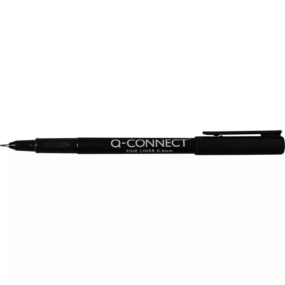 Q-Connect Fineliner Pen 0.4 mm Black...