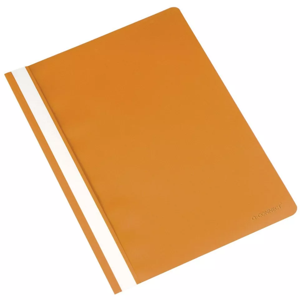 Q-CONNECT snelhechtmap, A4, oranje