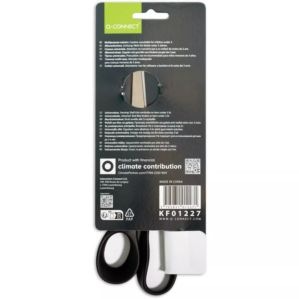 Q-CONNECT schaar, ft 21 cm, rechts,...