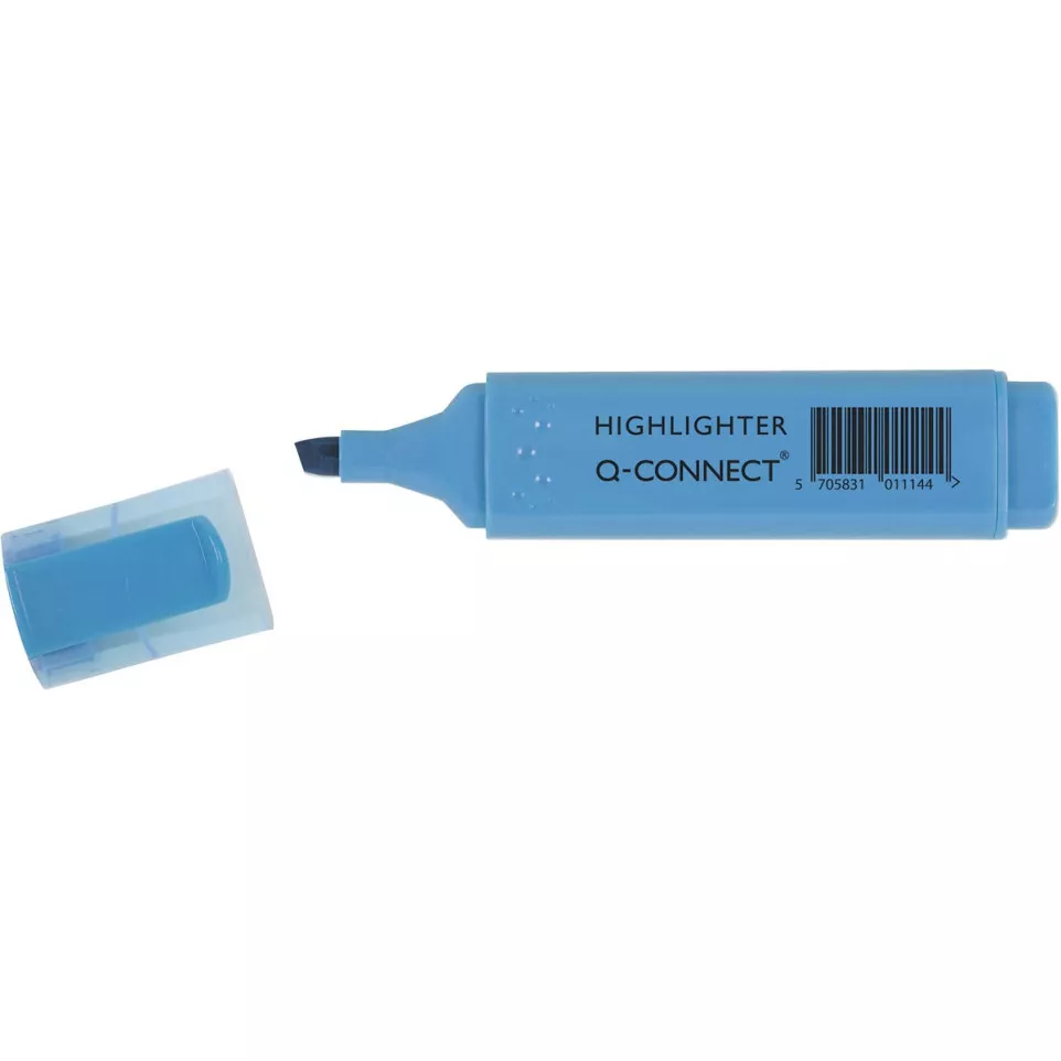 Q-CONNECT markeerstift, blauw