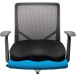 Kensington Ergonomic Memory Foam Seat Cushion Black