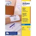 Avery Dennison QuickDry White Labels 38.1 x 21.2 mm 6,500 Pieces 65 per Sheet