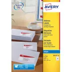 Avery J8163-10 étiquettes adresse ft 99,1 x 38,1 mm, 140 étiquettes blanc