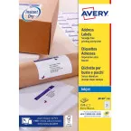 Avery J8160-100 étiquettes adresse 63,5 x 38,1 mm (b x h), 2.100 étiquettes, blanc