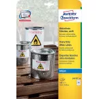 Avery Zweckform J4773-10 étiquettes ultra résistantes ft 63,5 x 33,9 mm (b x h), 2.400 étiquettes, blanc