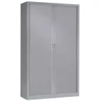 Tambour Door Cabinets, Height 198 cm, Aluminum