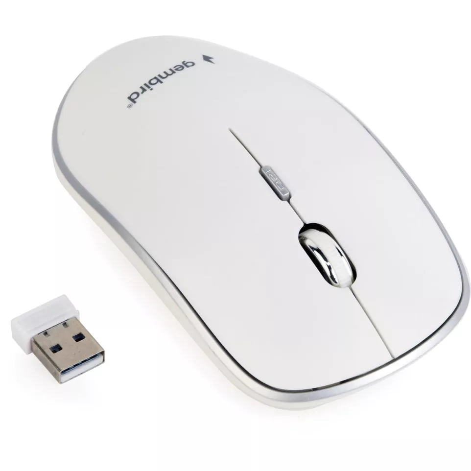 Gembird Wireless Optical Mouse White