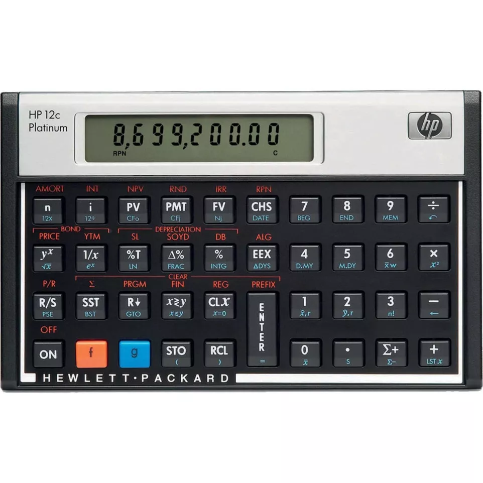 HP 12C Platinum Financial Calculator