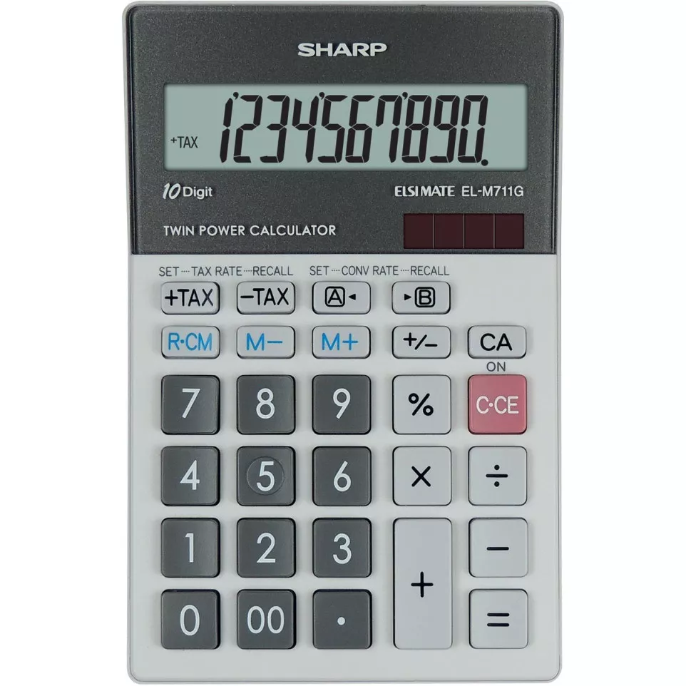 Sharp EL-M711GGY Desktop Calculator...