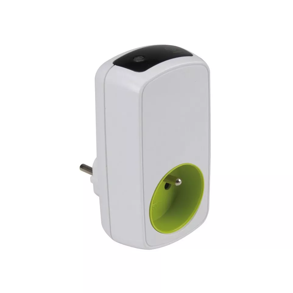 Perel contactdoos met timer, wit,...