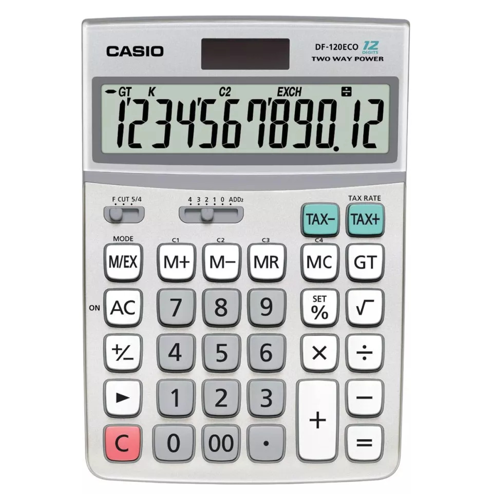 Casio DF-120ECO Desk Calculator 12...