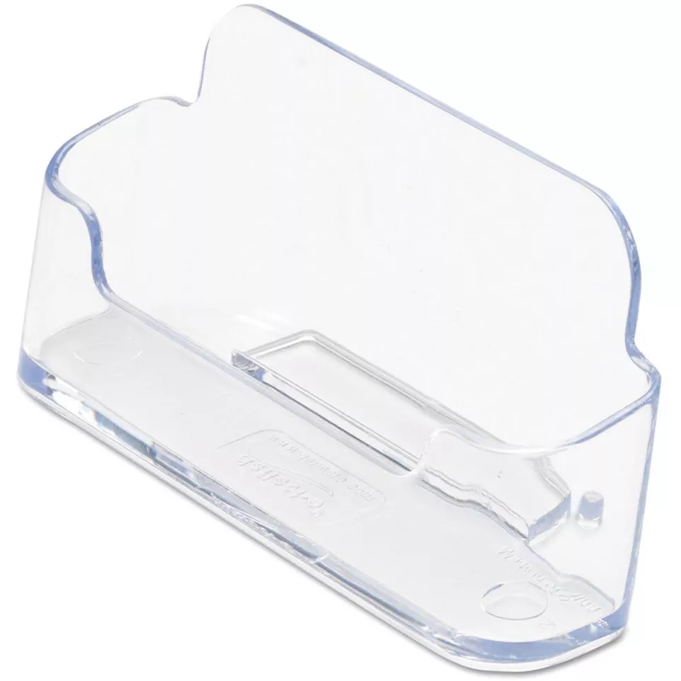 Deflecto Business Card Holder Clear 1...