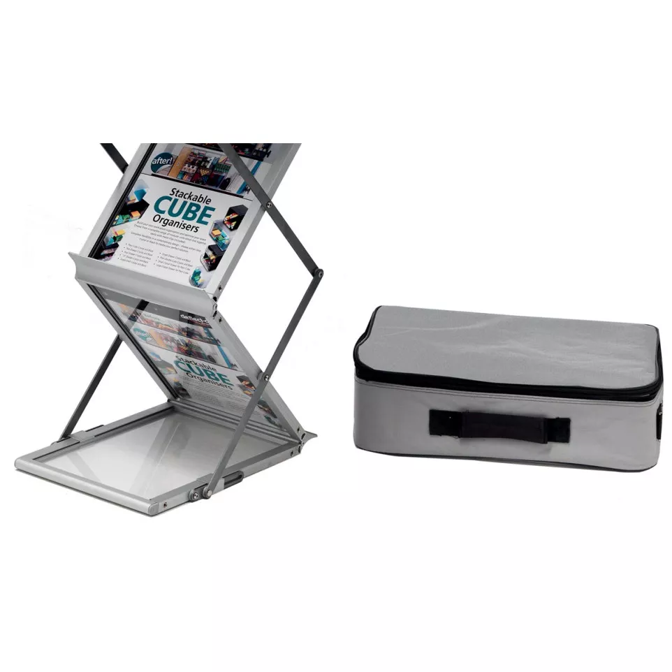 Deflecto folderhouder, op L-voet, ft...