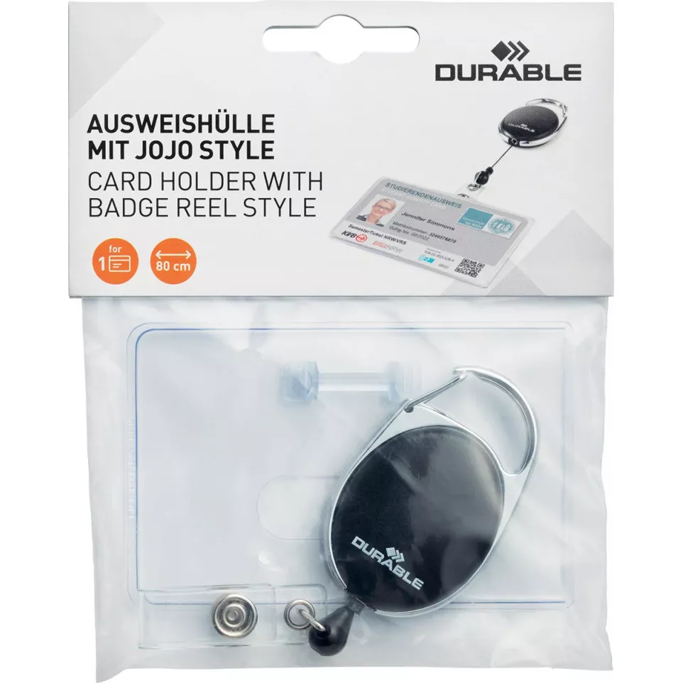 Durable badge flexible avec enrouleur...