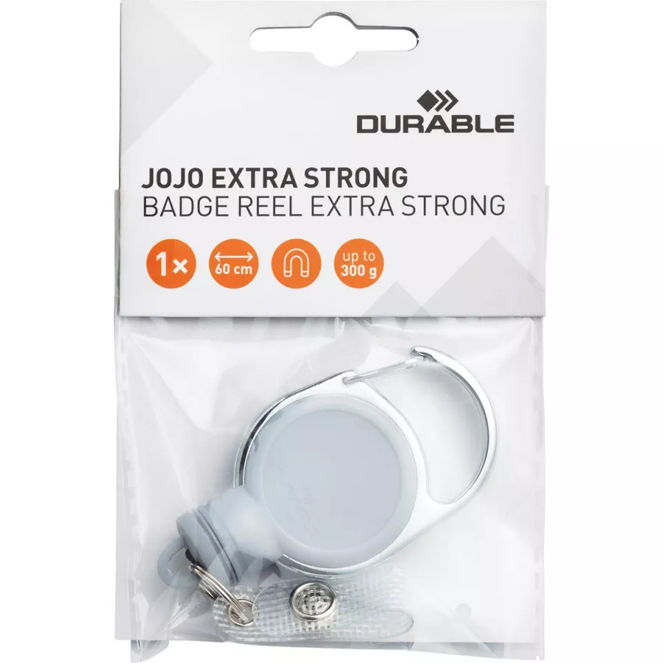Durable enrouleur Extra Strong, gris