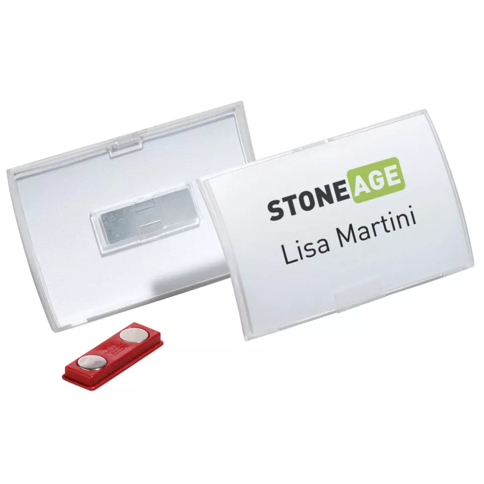 Durable badge avec aimant Click Fold...