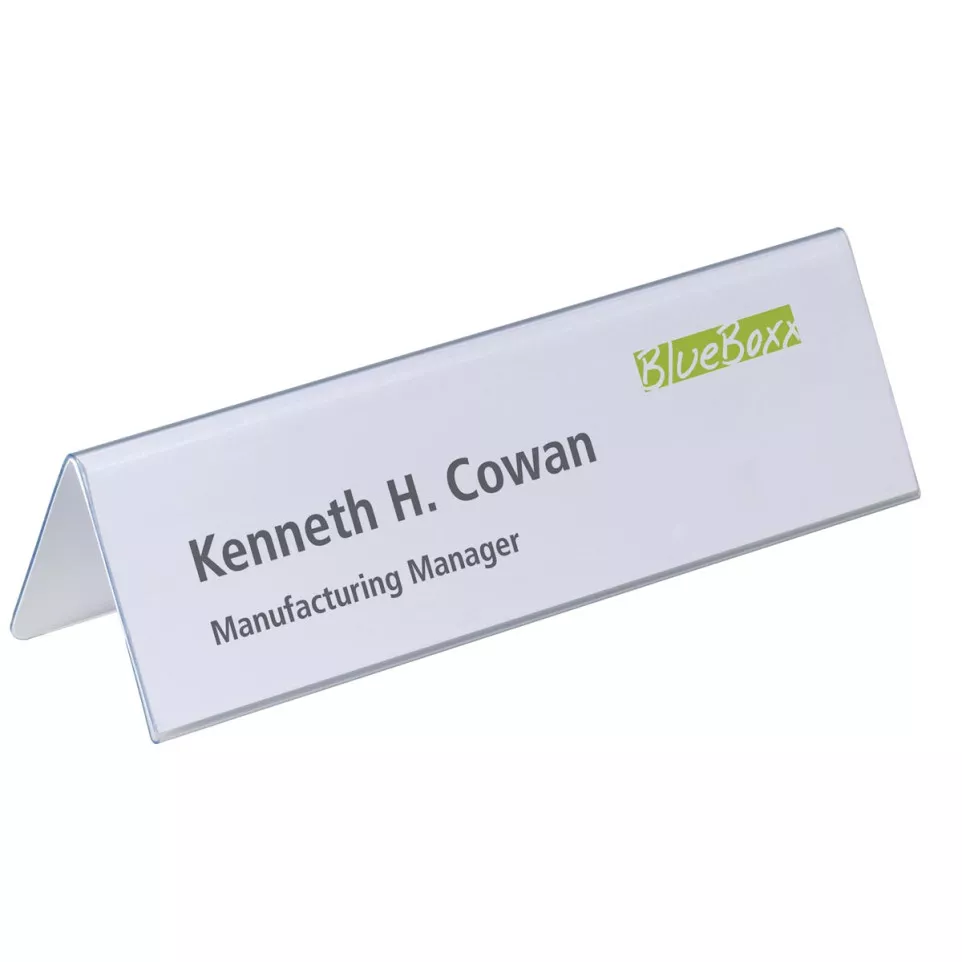 Durable Table Name Tent Sign 61 x 210 mm
