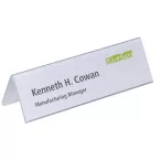 Durable Table Name Tent Sign 61 x 210 mm