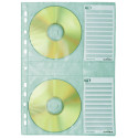Durable pochette perforée pour CD/DVD