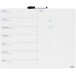 Desq planning magnétique par semaine et tableau d'affichage, ft 40 x 50 cm