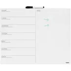 Desq planning magnétique par semaine et tableau d'affichage, ft 40 x 50 cm