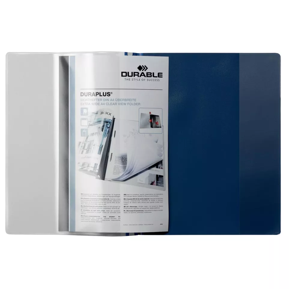 Durable Duraplus Quote Folder Blue